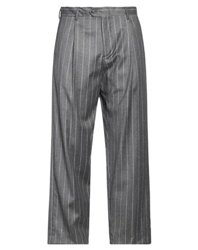 Breras Milano Man Pants Grey Size 34 Virgin Wool In Gray