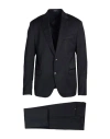 Breras Milano Man Suit Black Size 46 Virgin Wool, Polyamide, Elastane In Black