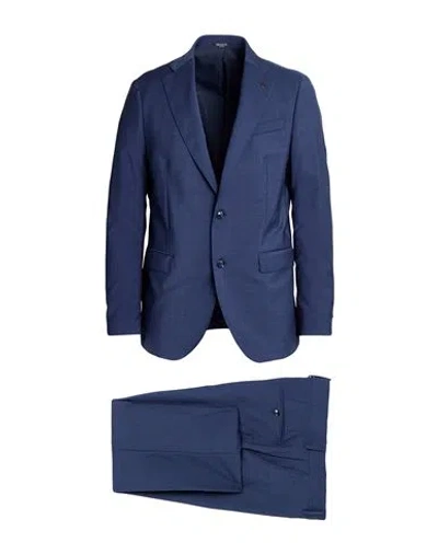 Breras Milano Man Suit Blue Size 44 Virgin Wool
