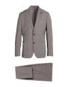 Breras Milano Man Suit Grey Size 42 Polyester, Viscose, Wool In Gray