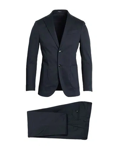 Breras Milano Man Suit Midnight Blue Size 44 Cotton, Elastane