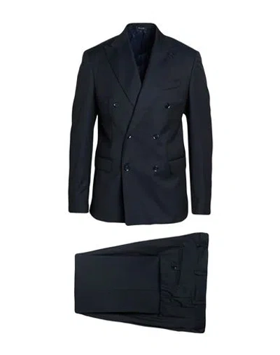 Breras Milano Man Suit Midnight Blue Size 44 Virgin Wool