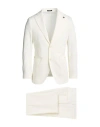 Breras Milano Man Suit White Size 42 Viscose, Polyamide, Elastane In White