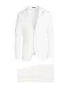 Breras Milano Man Suit White Size 44 Viscose, Polyamide, Elastane In White