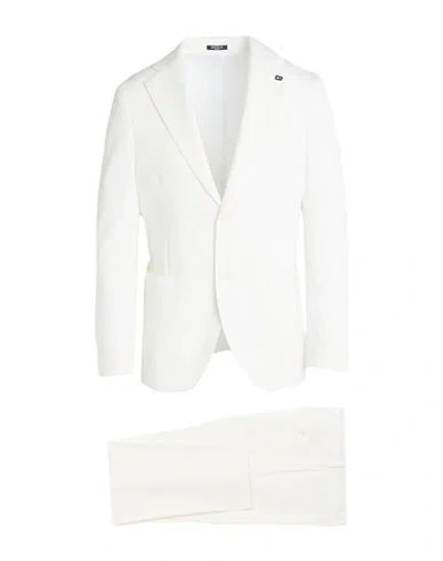 Breras Milano Man Suit White Size 44 Viscose, Polyamide, Elastane