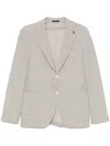 Breras Milano Single-breasted Blazer In Grey