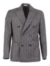 Breras Milano Single-breasted Jacket In Gray