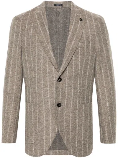 BRERAS MILANO STRIPED BLAZER