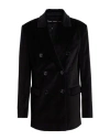 Breras Milano Woman Blazer Black Size 8 Cotton, Elastane