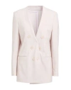 Breras Milano Woman Blazer Ivory Size 8 Virgin Wool, Elastane