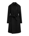 Breras Milano Woman Coat Black Size 16 Wool, Nylon