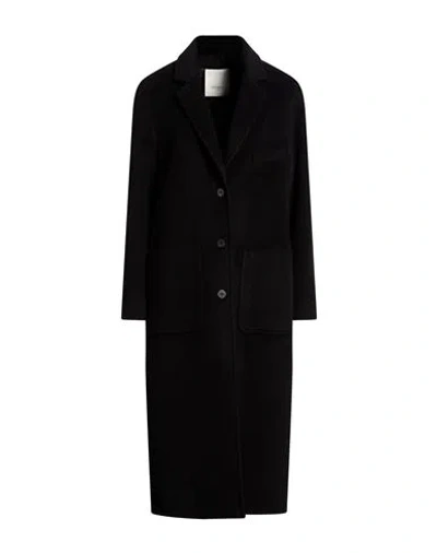 Breras Milano Woman Coat Black Size 6 Wool