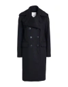 Breras Milano Woman Coat Black Size 8 Virgin Wool In Black