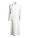 Breras Milano Woman Coat Off White Size 6 Virgin Wool