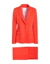 Breras Milano Woman Suit Coral Size 12 Polyester, Elastane In Red