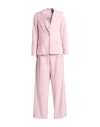Breras Milano Woman Suit Pink Size 12 Polyester, Viscose, Elastane In Pink