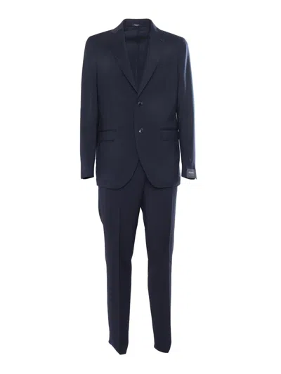 Breras Single-breasted Suit In Blue