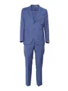 Breras Milano Single-breasted Suit In Blue