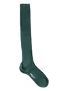 Bresciani Wool-blend Socks In Green