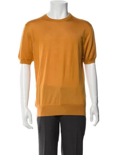 Pre-owned Brett Johnson Cashmere Crew Neck Pullover In Multi