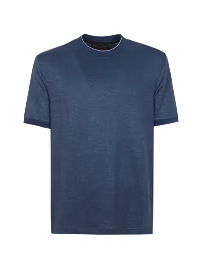 Brett Johnson Crew-neck T-shirt In Blue