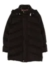 Brett Johnson Hooded Quilted Jacket In Animal Print