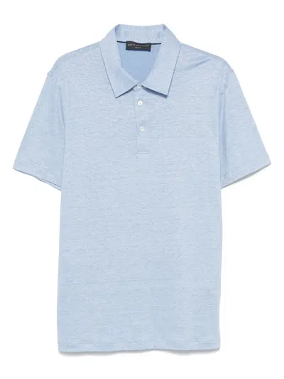 Brett Johnson Linen-silk Polo Shirt