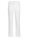 Brett Johnson Men's Stretch Cotton Five-pocket Pants In White