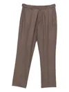 Brett Johnson Pleated Trousers In Multi