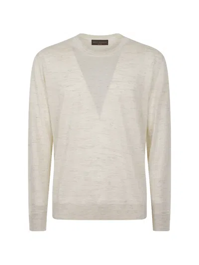 Brett Johnson Round-neck Sweater In Metallic