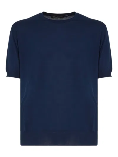Brett Johnson Short-sleeve Crew-neck T-shirt In Blue