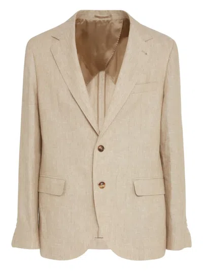 Brett Johnson Single-breasted Blazer In Neutral
