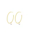 Brevani Women's Dashing Diamond Earrings In Gold In Gold