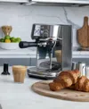 Breville Bambino Plus Thermojet Espresso Maker With Steam In Brushed Stainless Steel