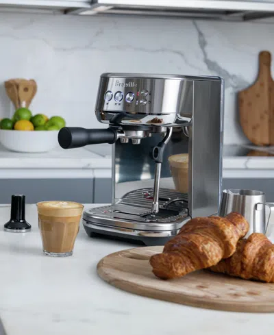 Breville Bambino Plus Thermojet Espresso Maker With Steam In Brushed Stainless Steel