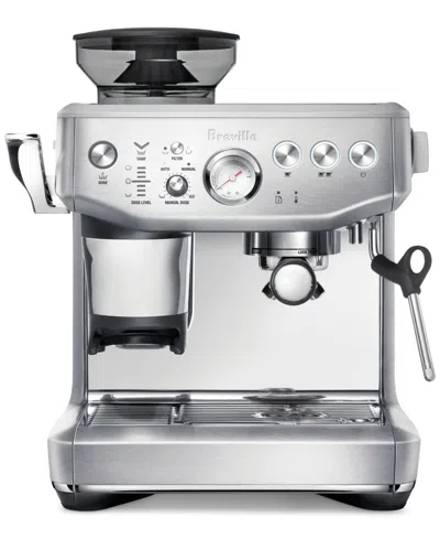Breville Barista Express Impress Espresso Machine In Silver