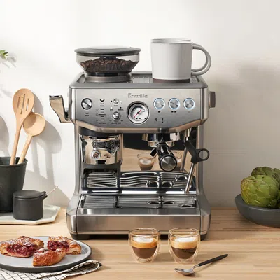 Breville Barista Express Impress In Silver