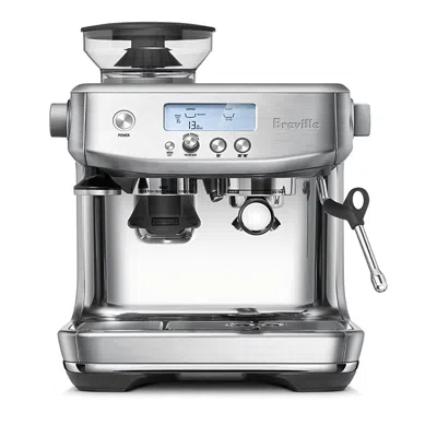 Breville Barista Pro Thermojet Grinder Espresso Maker In Brushed Stainless Steel