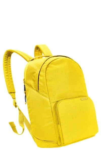Brevitē The Brevite Water Resistant Backpack In Yellow