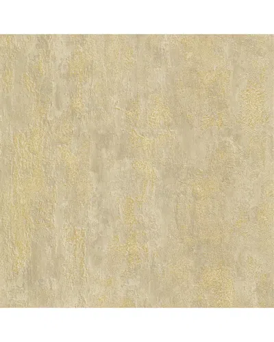 Brewster A-street Prints Deimos Gold Distressed Texture Wallpaper In Multi