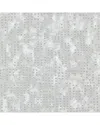Brewster A-street Prints Felsic Silver Studded Cube Wallpaper In Multi