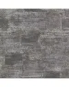 Brewster A-street Prints Pele Silver Distressed Wallpaper In Multi