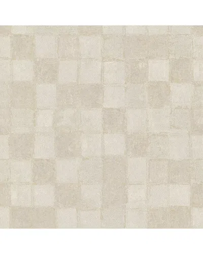 BREWSTER A-STREET PRINTS VARAK GOLD CHECKERBOARD WALLPAPER