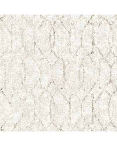 Brewster A-street Prints Ziva Gold Trellis Wallpaper In Multi