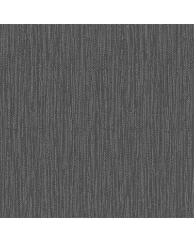 Brewster Abel Charcoal Textured Wallpaper