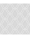 Brewster Advantage Mersenne Grey Geometric Wallpaper In Multi