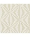 Brewster Advantage Monge Gold Geometric Wallpaper In Multi