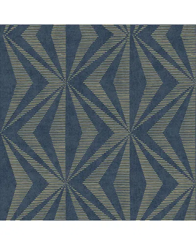 BREWSTER BREWSTER ADVANTAGE MONGE SILVER GEOMETRIC WALLPAPER