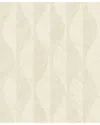 Brewster Advantage Oresome Cream Ogee Wallpaper In Multi