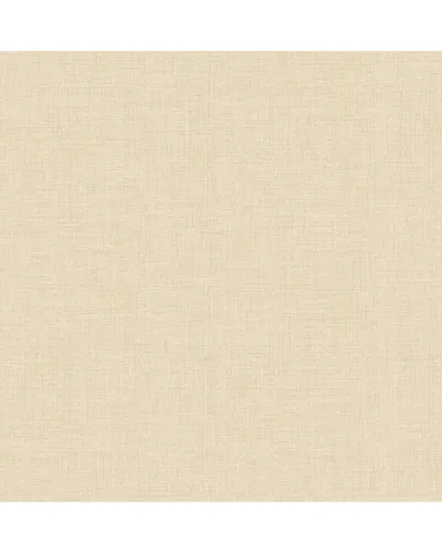 Brewster Advantage Wallis Beige Faux Linen Wallpaper In Multi